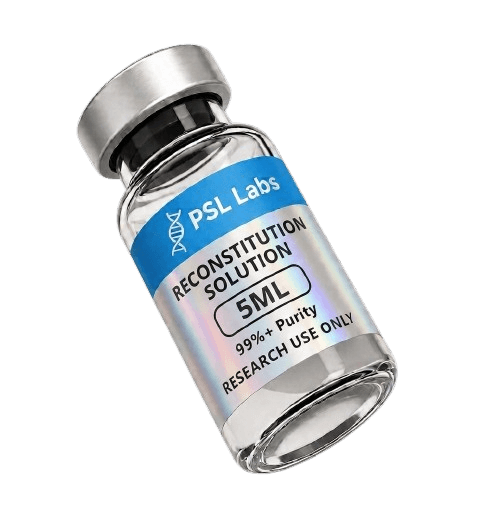 Vial of reconstitution solution