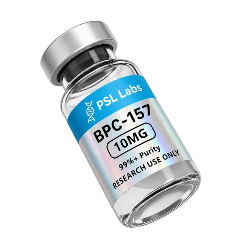 Vial of lyophilized BPC-157 powder
